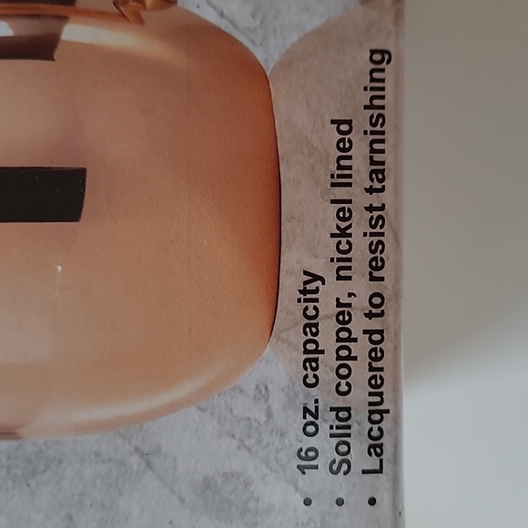 NIB pair of Solid Copper Moscow Mule mugs - Picture 8 of 8